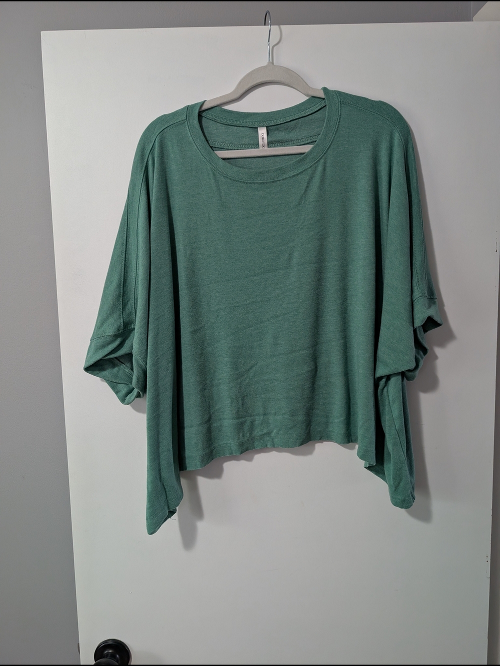 Relaxed Short-Sleeve Tee in Dusty Green